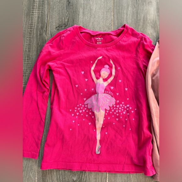 Set of 4 girls long sleeve shirts, size 6. Excellent condition. - Picture 2 of 5